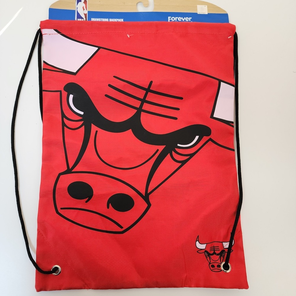 NBA Forever Collectibles Drawstring Backpack Chicago Bulls